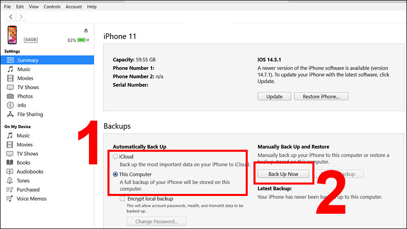 Hướng Dẫn Restore iPhone Bằng iTunes Như M&aacute;y Mới