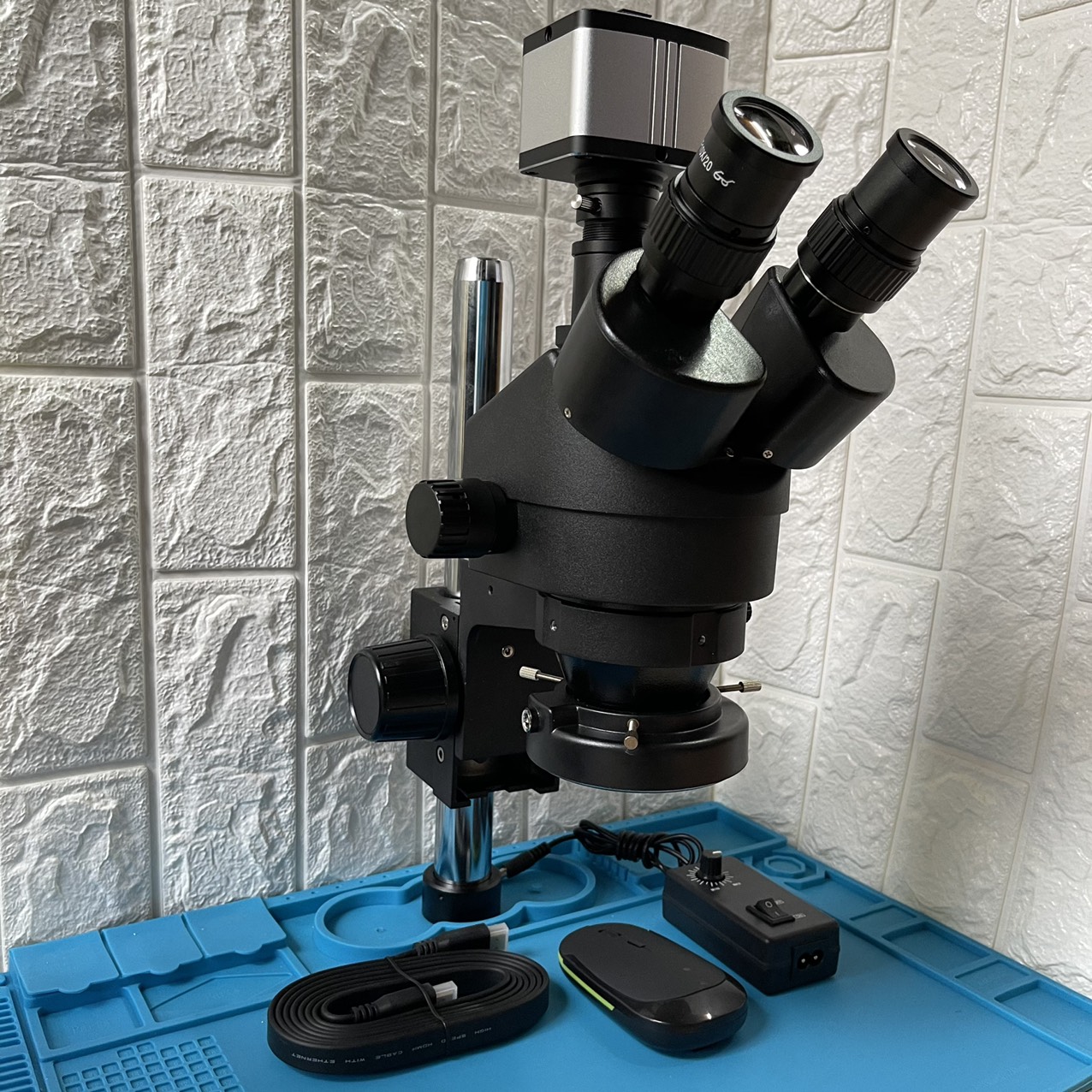 Kính Hiển Vi 3 Mắt Có Kết Nối Camera 51MP 2K