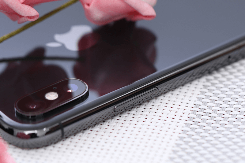 Nắp Lưng, Mặt K&iacute;nh Sau iPhone Xs Silver Lỗ Camera To