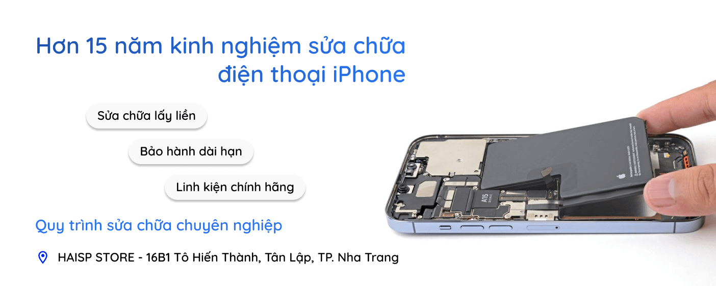 Dịch Vụ Sửa Điện Thoại iPhone Tại Nha Trang