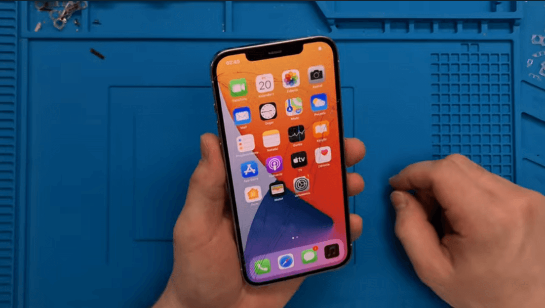 Thay, Ép Mặt Kính iPhone 12 Pro Max