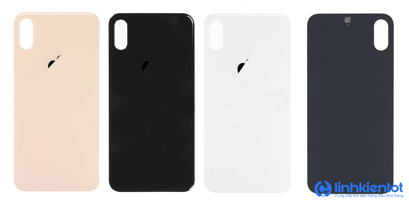 Nắp Lưng, Mặt K&iacute;nh Sau iPhone Xs Silver Lỗ Camera To